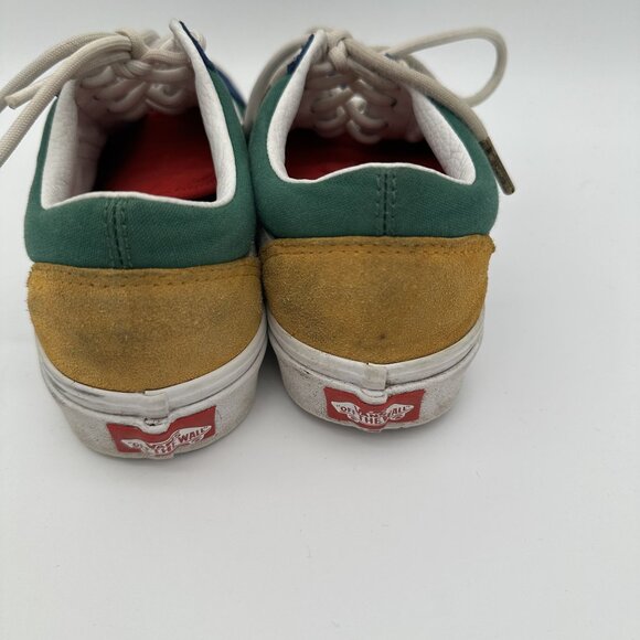 Vans Old Skool Multicolor Suede & Canvas Mens Sneakers Size 5.5 - Picture 6 of 9